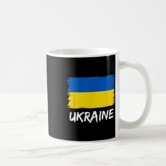 Ukrainische Flagge Ukraine 3  Kaffeetasse (Rechts)