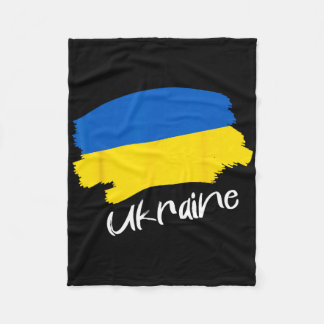 Ukrainische Flagge Ukraine 4 Fleecedecke