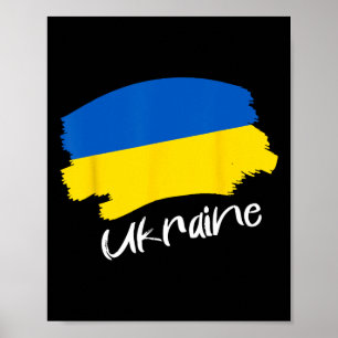 Ukrainische Flagge Ukraine 4 Poster