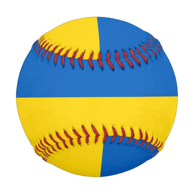 Ukrainische Flagge (Ukraine) Baseball (Vorderseite)