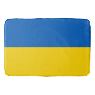 Ukrainische Flagge (Ukraine) Bath Mat Badematte