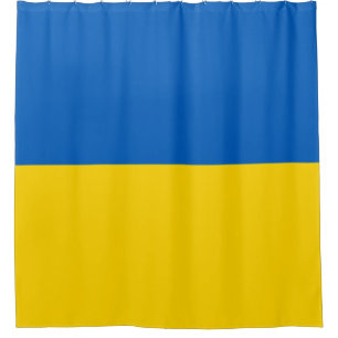 Ukrainische Flagge (Ukraine) Duschvorhang