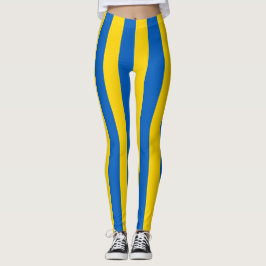 Ukrainische Flagge (Ukraine) gestreifte Leggings