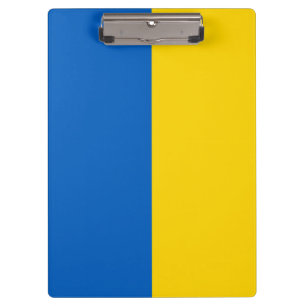Ukrainische Flagge (Ukraine) Klemmbrett