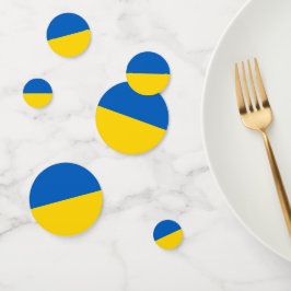 Ukrainische Flagge (Ukraine) Konfetti