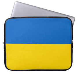 Ukrainische Flagge (Ukraine) Laptop-Sieb Laptopschutzhülle