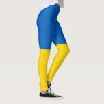 Ukrainische Flagge (Ukraine) Leggings<br><div class="desc">Dieses Design zeigt die Nationalflagge der Ukraine, einem Land in Osteuropa. Die Ukraine grenzt im Osten und Nordosten an Russland, im Norden an Belarus, im Westen an Polen, die Slowakei und Ungarn und im Süden an Rumänien, Moldau und das Schwarze Meer. Die Ukraine ist nach Russland das zweitgrößte Land Europas....</div>