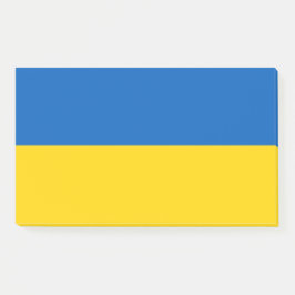 Ukrainische Flagge (Ukraine) Post-it Klebezettel