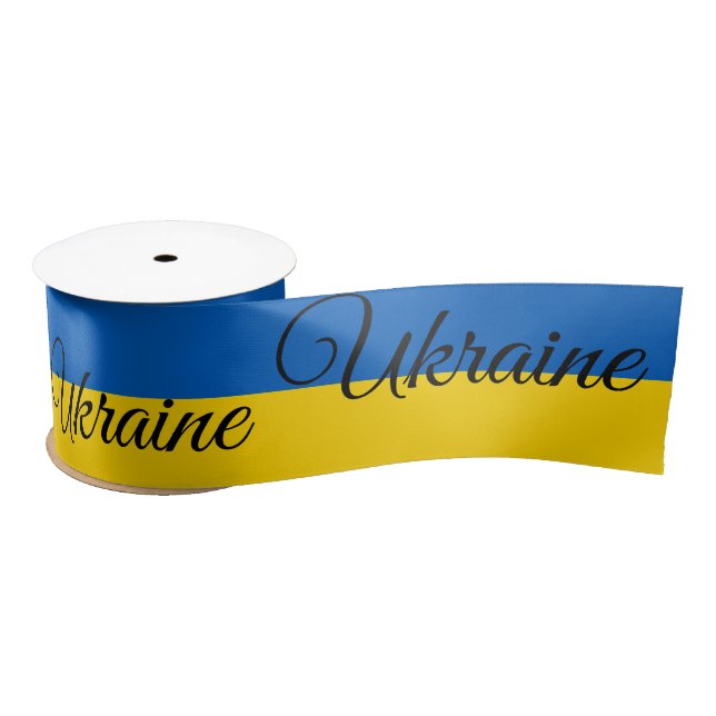 Ukrainische Flagge & Ukraine Reisen, Hochzeiten /  Satinband (Spule)