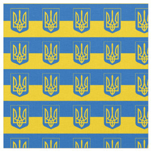 Ukrainische Flagge & Ukraine, trendy Fabric /mode Stoff