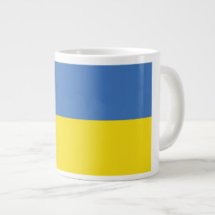 ukrainische Flagge, ukrainische Slawin Ukraini С л Jumbo-Tasse