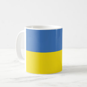 ukrainische Flagge, ukrainische Slawin Ukraini С л Kaffeetasse