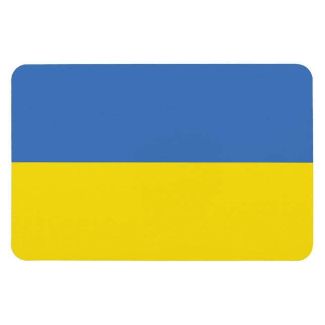 ukrainische Flagge, ukrainische Slawin Ukraini С л Magnet (Horizontal)
