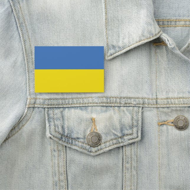 ukrainische Flagge, ukrainische Slawin Ukraini С л Namensschild (Beispiel)