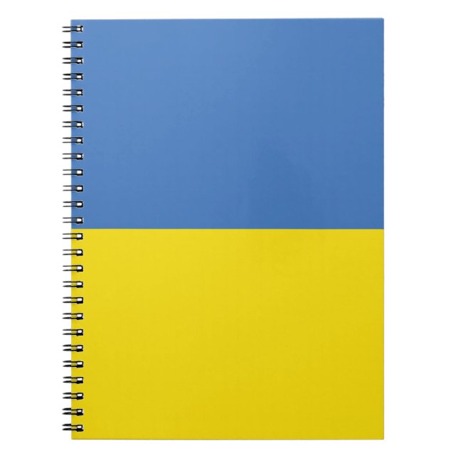 ukrainische Flagge, ukrainische Slawin Ukraini С л Notizblock (Vorderseite)