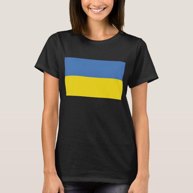 ukrainische Flagge, ukrainische Slawin Ukraini С л T-Shirt (Vorderseite)