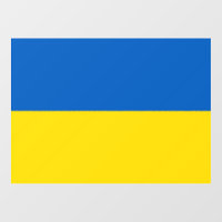 Ukrainische Flagge. Unterstützung für die Ukraine