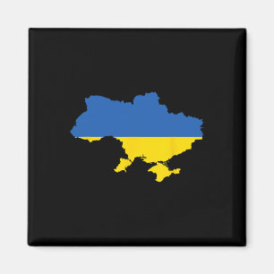 Ukrainische Flagge Vintage Heritage 3 Magnet