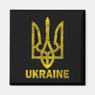 Ukrainische Flagge Vintage Ukraine-Flagge 1  Magnet