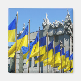 ukrainische Flaggen Magnet