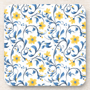 Ukrainische florale Volkskunstmotive  Getränkeuntersetzer