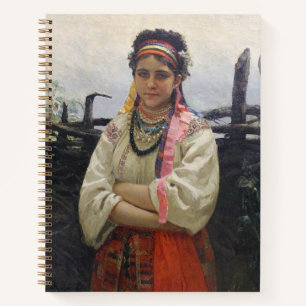 Ukrainische Frau Notizbuch