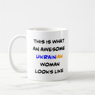 ukrainische Frau, phantastisch Kaffeetasse