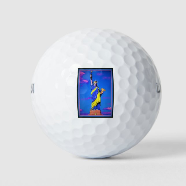Ukrainische Freiheit Golfball (Vorderseite)