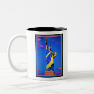 Ukrainische Freiheit Zweifarbige Tasse