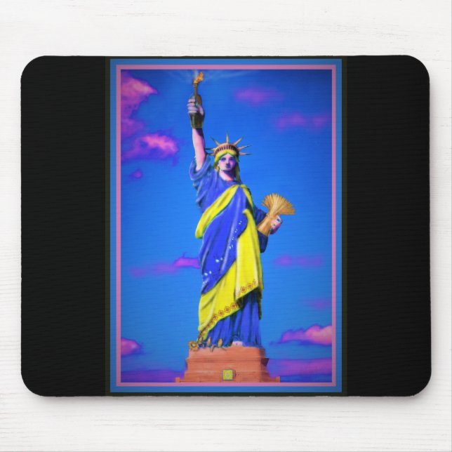 Ukrainische Freiheitsmäuse Pad Mousepad (Vorne)