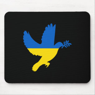 Ukrainische Friedens-Taube Mousepad
