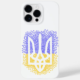 Ukrainische heraldry trident tryzub streut Sterne Case-Mate iPhone 14 Pro Max Hülle