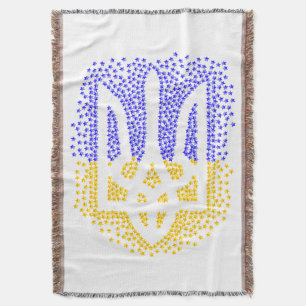 Ukrainische heraldry trident tryzub streut Sterne Decke
