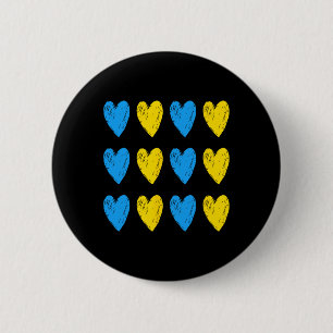 Ukrainische Herzen unterstützen die ukrainische bl Button