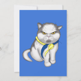 Ukrainische Katze Einladung