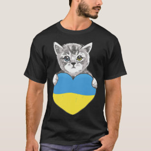 Ukrainische Katzen Ukraine T-Shirt Ukraine-Flagge