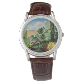 Ukrainische Landschaft (Landwirtschaftliche Betrie Armbanduhr