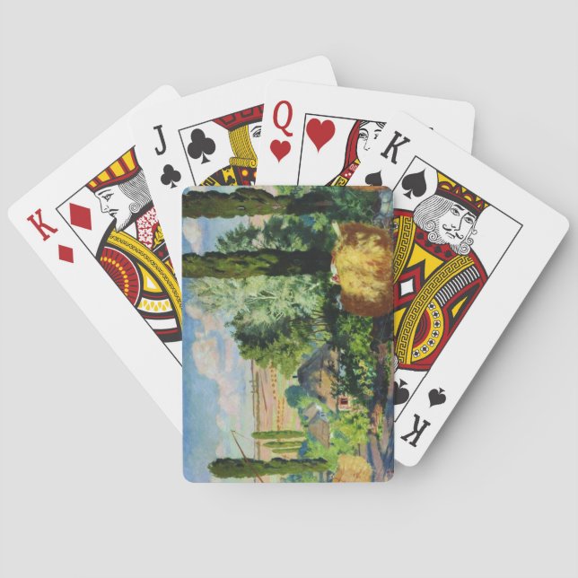 Ukrainische Landschaft (Landwirtschaftliche Betrie Spielkarten (Rückseite)