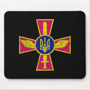 UKRAINISCHE LUFTKRAFT EMBLEM UKRAINE ARMED FORCES  MOUSEPAD