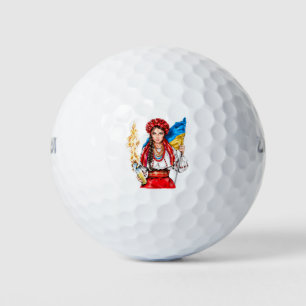 Ukrainische Mädchen kämpfen für Freiheit Golfball