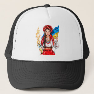Ukrainische Mädchen kämpfen für Freiheit Truckerkappe