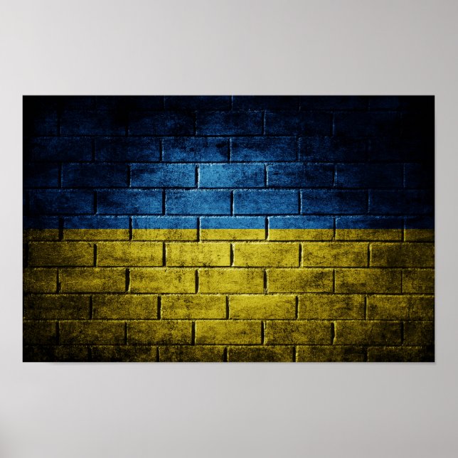 ukrainische Mauer Poster (Vorne)