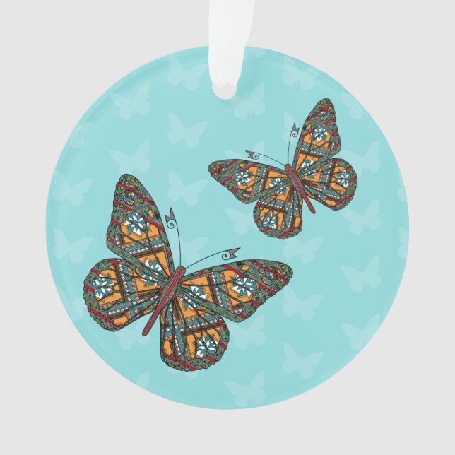 Ukrainische Monarchie-Akrylenverzierung Ornament (Vorderseite)