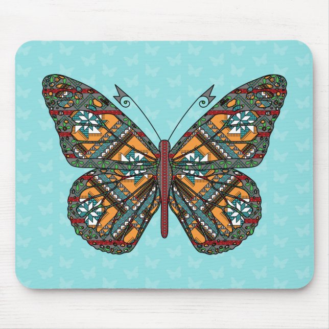 Ukrainische Monarchmousepad Mousepad (Vorne)