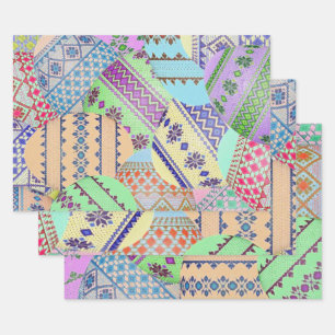 Ukrainische Ostereier (Pysanky) Geschenkpapier Set