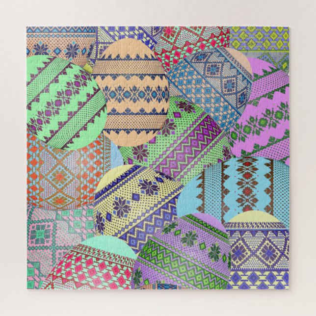 Ukrainische Ostereier (Pysanky) Jigsaw Puzzle (Vertikal)