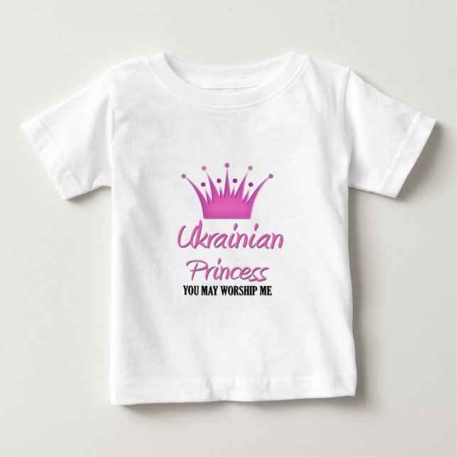 Ukrainische Prinzessin Baby T-shirt (Vorderseite)