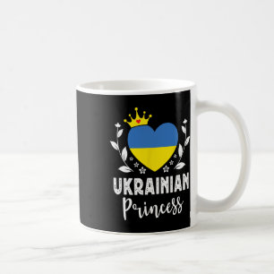 Ukrainische Prinzessin Ukraine-Flagge Stolze ukrai Kaffeetasse