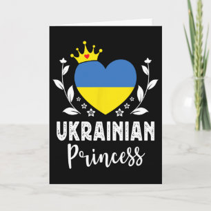 Ukrainische Prinzessin Ukraine-Flagge Stolze ukrai Karte