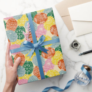 Ukrainische Pysanky dekorierte Ostereier Gemustert Geschenkpapier